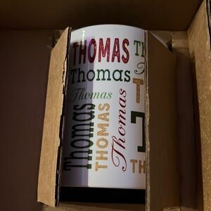 Mug cup drinking cup Thomas name‎